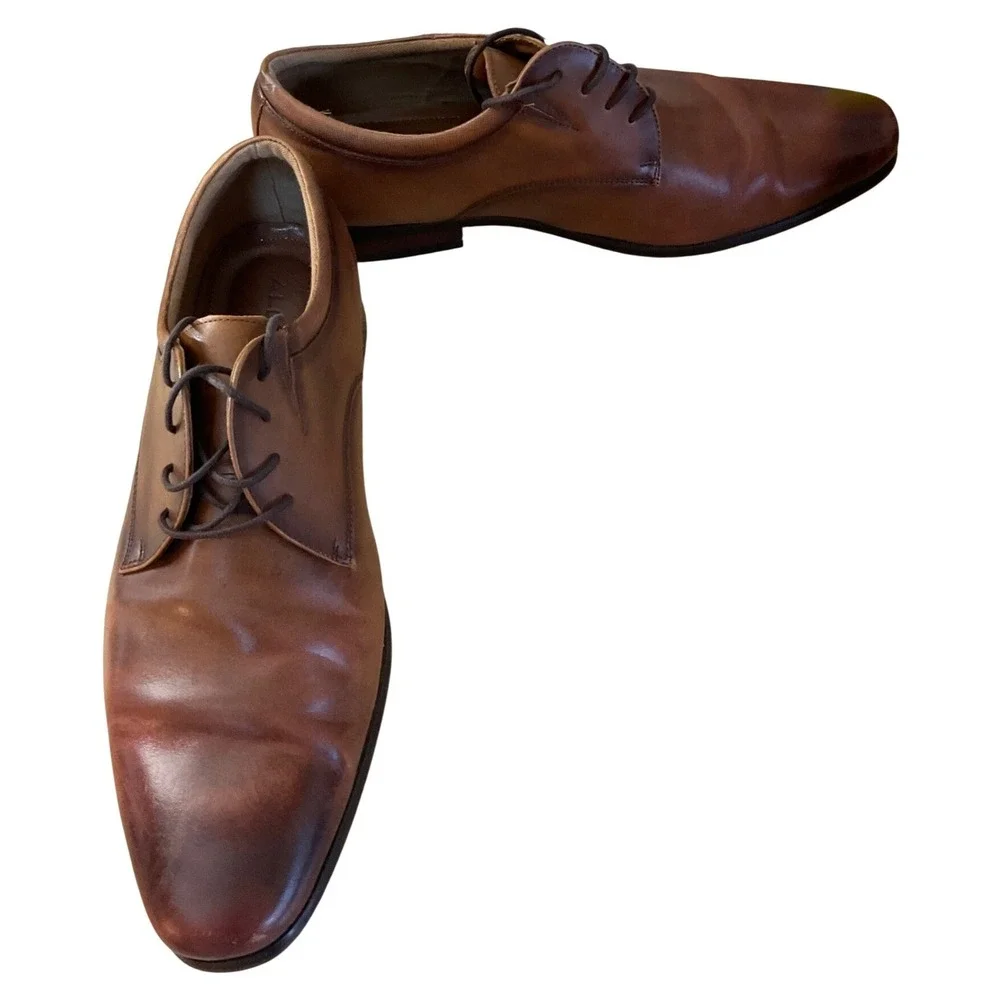 Aldo Leather Derby Shoes Business Casual Professional Classic Preppy Minimalist
